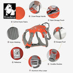 TRUELOVE Escape-proof Harness with Zippered Pocket Tactical Dog Vest Harness and Easy Control Training Military Backpack YH1811 - shimendi