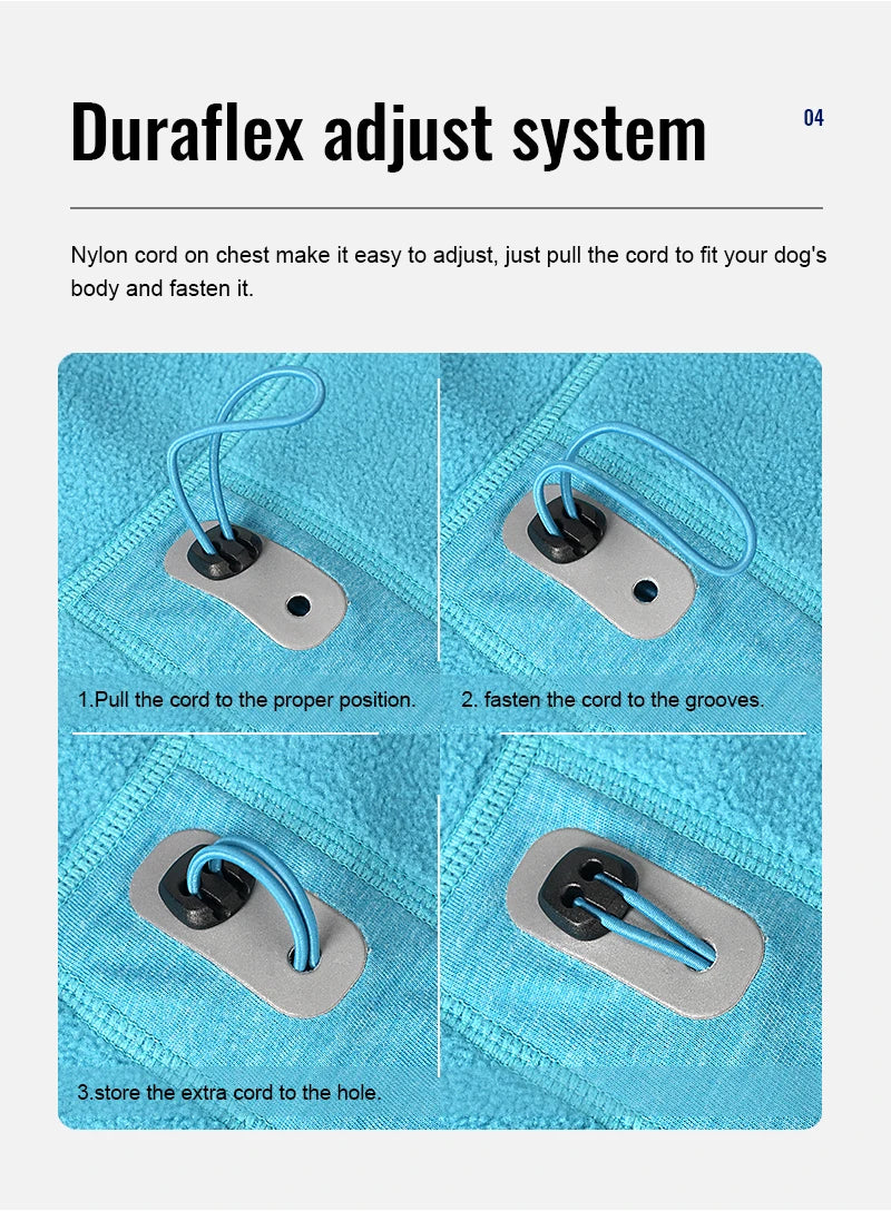 Truelove Hygienic Warmth Anti-Bacterial and Adjustable Pet Jacket Nylon Warm Dog Vest Pet Clothes Manufacturer Fleece TLG2522