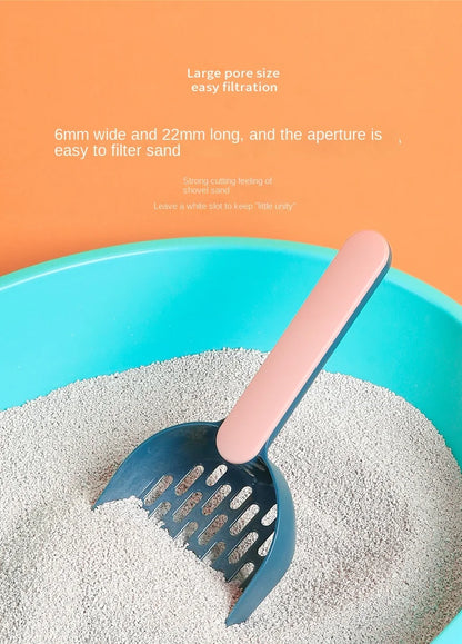 Advanced Cat Litter Shovel Set, Kitten Poop Cleaning Pet Shovel Cleaning Toilet Set, Convenient Cleaning Poop - Durable and Lightweight Pet Cleaning Tool Set