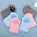 Pet Towel Glove - Dog-Specific Quick-Drying Absorbent Cleaning Cloth, Cat Bath Towel, Pet Grooming Supplies - shimendi