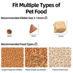 ROJECO 3L Automatic Pets Feeder With Carmen Smart Cat Food Dispenser For Dogs WIFI Rechargeable Feeders For Cats Remote Feeding - shimendi