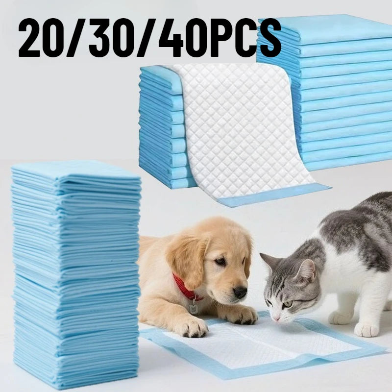 20/30/40PCS Absorbent Pet Diapers Disposable Training Pads For Cats And Dogs Pet Cleaning Convenient Daily Going Out Daily - shimendi