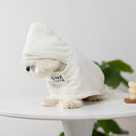 Pet Soft Bath Towel Super Absorbent Comfortable Cat and Dog Clothes Bathing Quick Drying Bears Malzis Bathrobe with Hat Cleaning shimendi Sécurité et Confort pour Chien chat| Shimendi