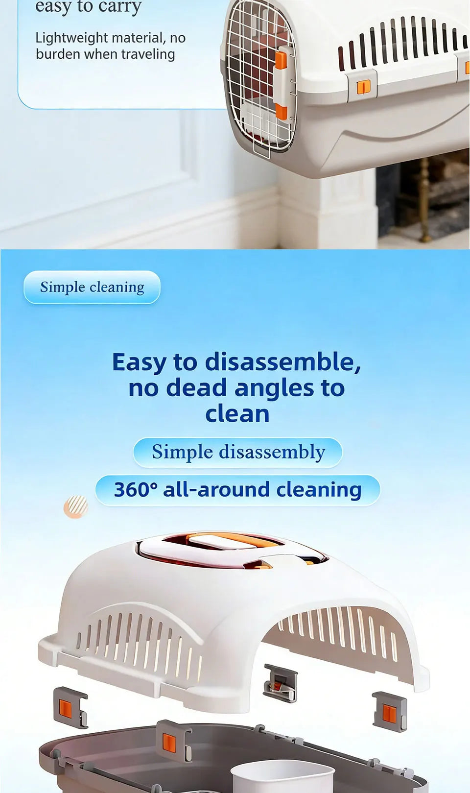 Raymax Portable Pet Carrier Spacecrt  Bag Dog Cage Travel Airline Outing Aircrt Che-in Universal Pet Fitn Scene For 8kg Pet Vet