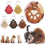 Pet Hair Memorial Keychain PU Leather Keepsake Locket for Cat Dog Fur Pet Hair Storage Pendant Handbag Hanging Accessories - shimendi