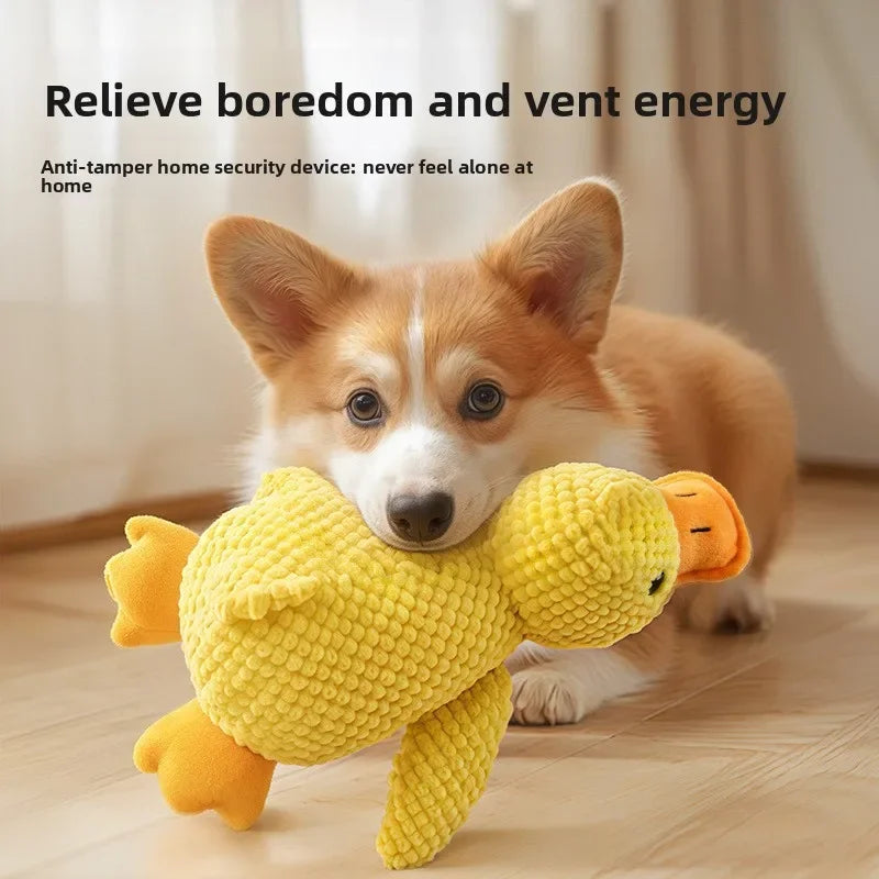1/3PCS Things For Dogs Dogs Accessories Dog Supplies Calming Duck Squeaky Plush Toy Luxury Sleep Aid Durable Puppy Companion Pet