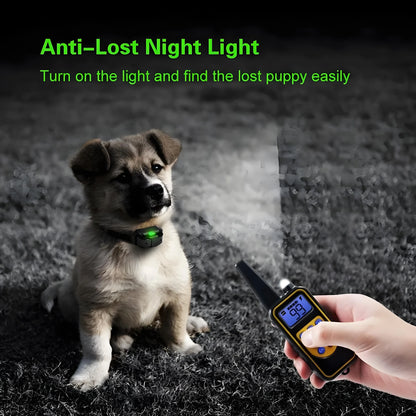800m Dog Training Collar LCD Screen Waterproof Pet Electronic Collar Remote Control Trainer For Most Dogs