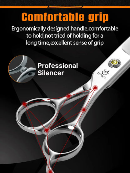 Fenice High-grade JP440C Alloy Steel 7.0/7.5 inch Pet Grooming Scissors Dog Hair Cutting Shears Tool for Pet Groomer Beautician