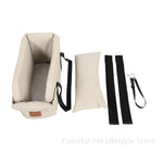 Puppy Dog Car Seat Travel Central Control PU Leather Pet Carrier for Small Dogs Chihuahua Cats Car Transport Dog Accessories shimendi Sécurité et Confort pour Chien chat| Shimendi