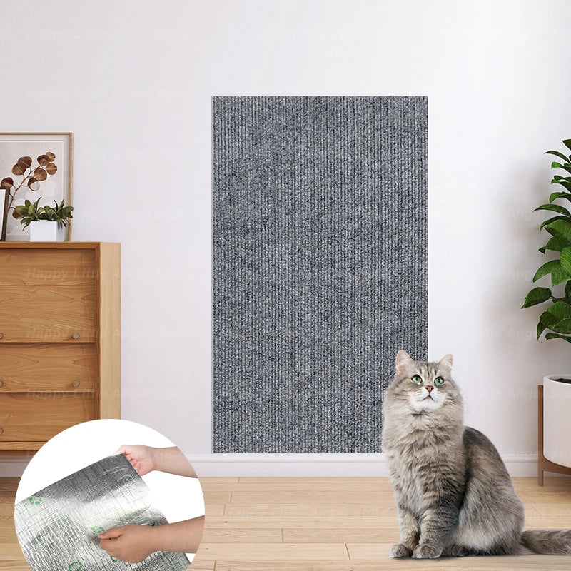 Cat Scratch Protector with Selfadhesive Freeform Cutting Carpet Mat Cat Scratch Protection Furniture Pet Training Sofa Protector