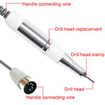 LNWPYH 35000rpm 5 Pins PLUG Electric Nail Drill Machine Handle Handpiece Pedicure Replacement Pen Manicure Beauty Tool Accessory - shimendi