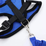 Cat Harness Vest Walking Lead Leash for Puppy Dogs Collar Polyester Adjustable Mesh Dog Harness for Small Medium Pet Accessories - shimendi