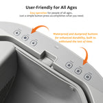 Self-Cleaning Cat Litter Box Open-Top Design with Advanced Safety Sensors Extra Large Capacity for Multi-Cat Homes Hassle-Free - shimendi