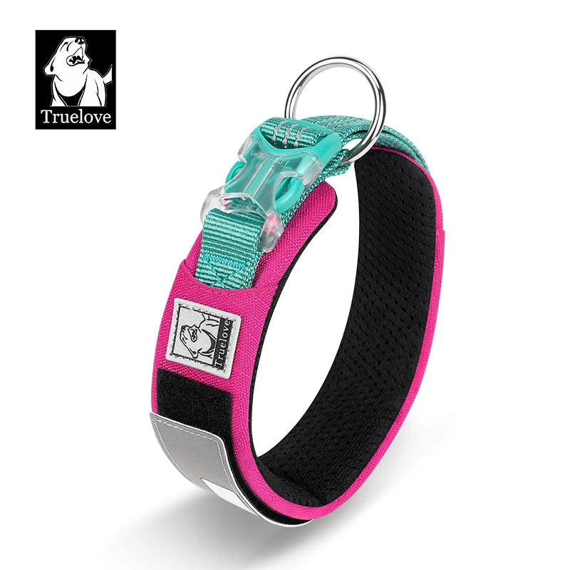 Truelove Pet Collar Reflective Multifunctional Personalized Dog Collar DuPont Soft Breathable Adjustable for Large Dogs TLC5611 shimendi Sécurité et Confort pour Chien chat| Shimendi