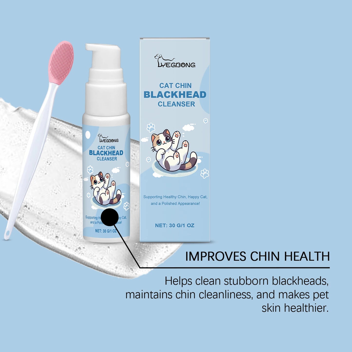 Pet Dental Care Kit for Dogs and Cats Teeth Cleaning Set Toothbrush 30ml Oral Solution Tartar Control Fresh Breath Gentle Hygien