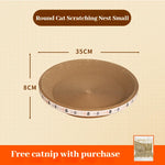 Corrugated Cat Scratching Post with Catnip Wear-resistant and Scratch-resistant Cat Bed Scratcher Sofa Protector Cats Furniture - shimendi