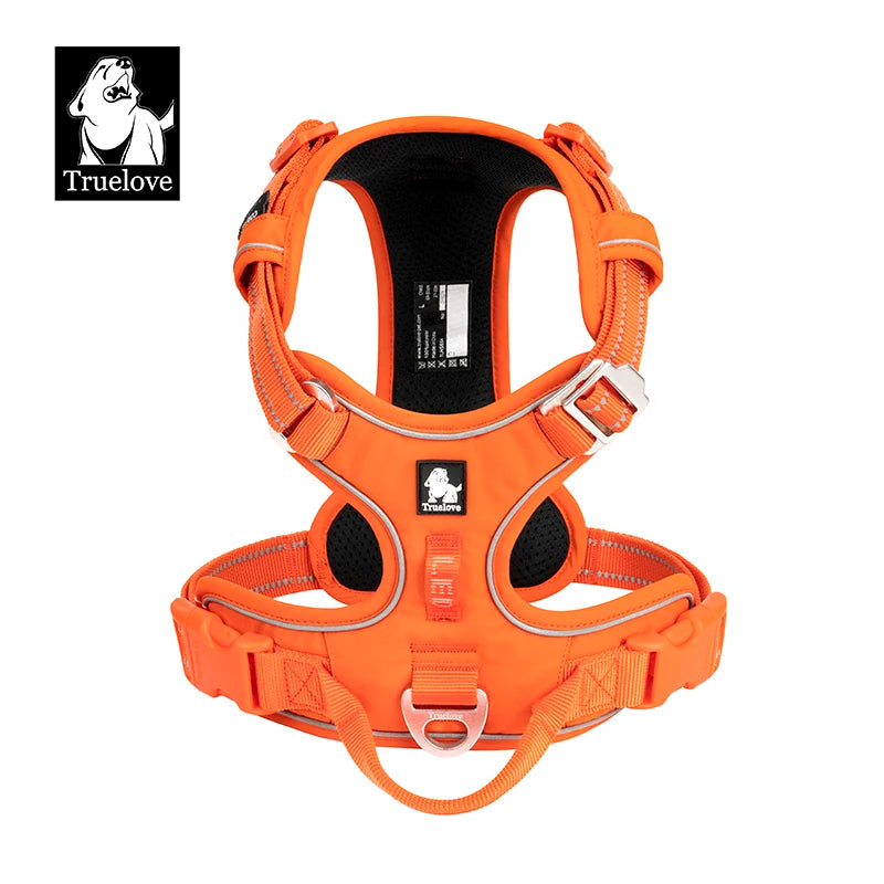 TRUE LOVE Pet Harness No Pull Nylon Reflective Dog Harness Adjustable Comfortable Control Step-in Brilliant Truelove TLH5654 - shimendi