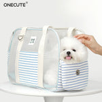 Fashion Transparent Window Pet Carrier Bag, Portable Shoulder Handbag for Small Dogs Cats, Puppy Outgoing Bag for Travel - shimendi