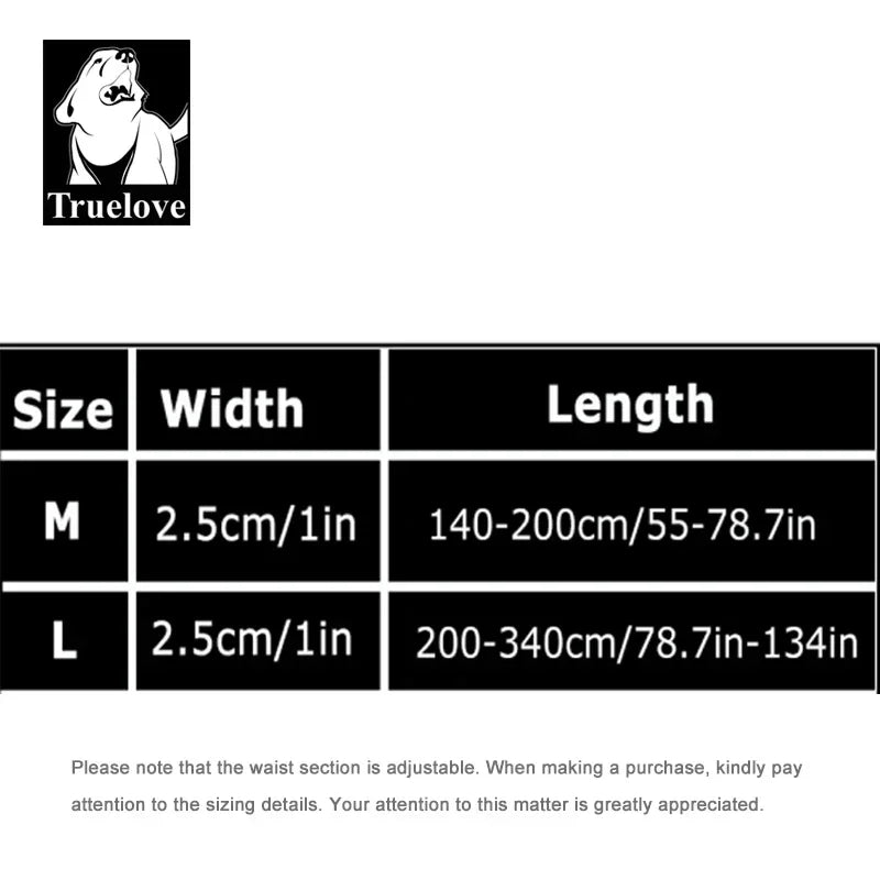 Truelove Pet Running Bungee Leash Hands Free Dog Leash Medium Large Dogs Professiona Carabiner Reflective Stitches NEW TLL2271