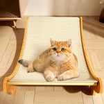 Wooden Cat Scratching Pads Multifuction Cats Sleeping Bed Detachable Wear-resistant Cat Scratch Board Kitten Grinding Cats Toys - shimendi