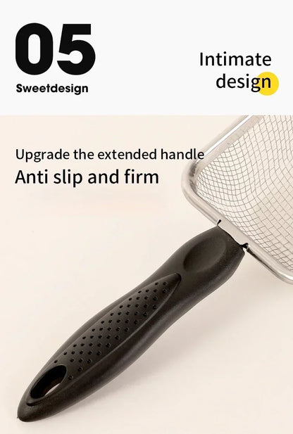 Cat Litter Scoop Fine Hole Stainless Steel Small Hole Cat Poop Shovel Tool Metal Dog Scoop Cleaning Brush AntiRust Litter Shovel