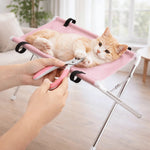 Anti-Scratch Pet Grooming Hammock Adjustable Support Frame Puppy Nail Clipping Holder Detachable Sturdy Pet Bathing Rack shimendi Sécurité et Confort pour Chien chat| Shimendi
