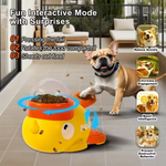 Little yellow duck pet leaking device pet interactive toys educational training device pet feeding device puppy leaking toys - shimendi