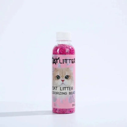 Cat Litter Deodorizing Beads Bottle - Odor Eliminator for Comfortable Home Smell Freshener for Cat Litter Box