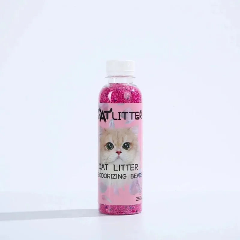 Cat Litter Deodorizing Beads Bottle - Odor Eliminator for Comfortable Home Smell Freshener for Cat Litter Box