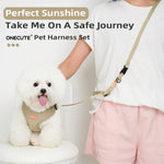 ONECUTE Handsfree Pet Dog Puppy  Harness  with Adjustable Traction Rope  Cat Breathable and Not Tight shimendi Sécurité et Confort pour Chien chat| Shimendi