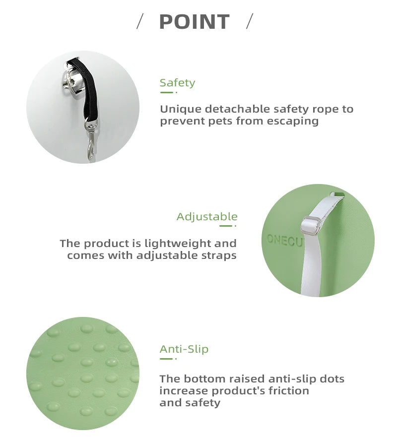 EVA Pet Carrier Bag, Waterproof & Breathable Dog Cat Shoulder Backpack, Lightweight Portable for Small Animals Outdoor Travel