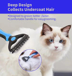 Professional Pet Deshedding Brush Dog Hair Remover Pet Fur Knot Cutter Puppy Cat Comb Brushes Dogs Grooming Shedding Supplies shimendi Sécurité et Confort pour Chien chat| Shimendi