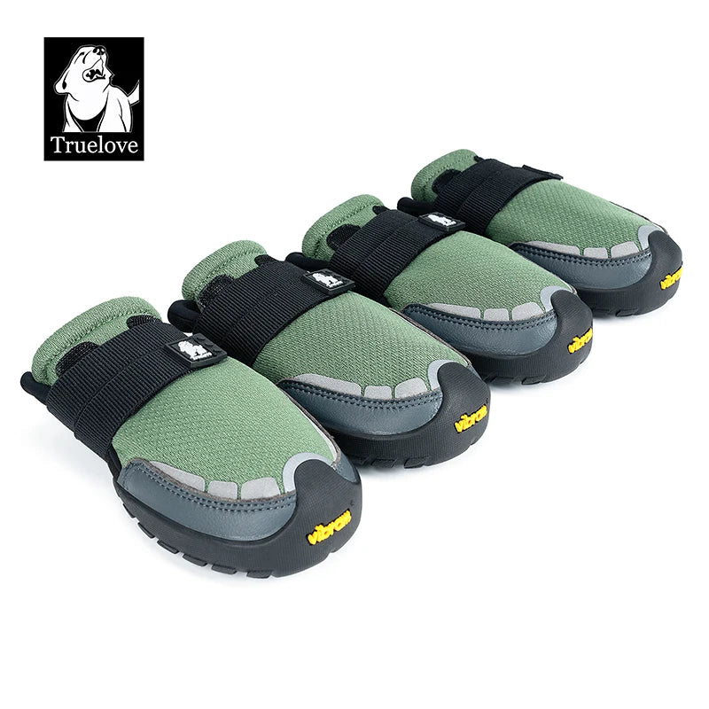 Truelove Pet Shoes Vibram Sole Reflective Durable  Anti-slip Soft Mesh Nylon  Comfortable  Outdoor NEW  2/4pcs Training TLS4862