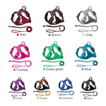 Truelove Pet Harness+Pet Leash Set Rope 110cm/200cm All-in-one Reflective Dog Harness No Pull Adjustable Buckles Dropshipping - shimendi