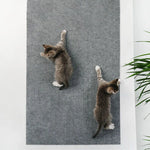 Self-Adhesive Cat Scratching Mat Trimmable Cat Carpet Cat Scratching Carpet Corner Wall Cat DIY Scratch Sofa Furniture Protector - shimendi