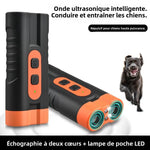 Dog Repeller Portable Ultrasonic Deterrent Handheld Anti-barking 3in1 Dog Training Device Repel Animals Pets Dog Trainer - shimendi