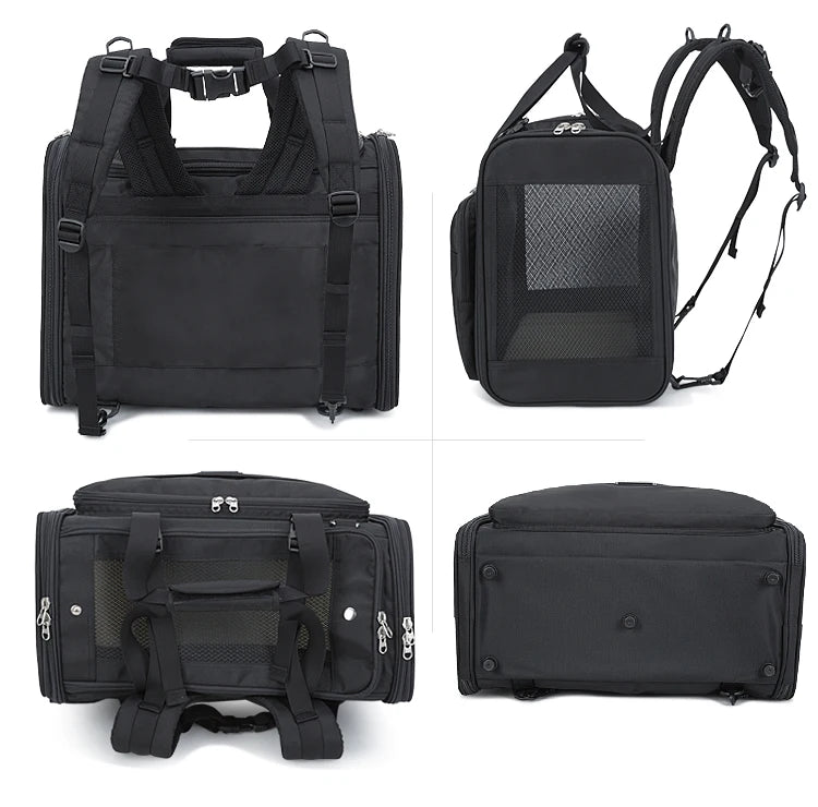 Truelove Waterproof Pet Carrier Bag for Small Dogs Cats High-Grade Polyester,Eco-Friendly & Airline Approved Design TLX2971