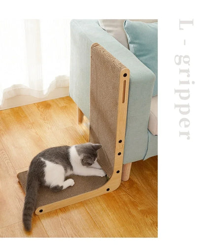 Scraper for Cats Cardboard Large/Small L-shape Wear-resistant Scratch-resistant Cat Scratching Post Cat Toy Pets Cat Accessories