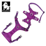 TRUELOVE Pet Nylon Harness Light-weight Double-H Shape Embroidery 5 Adjustable Positions Medium and Large Dog Waterproof  YH1807 - shimendi