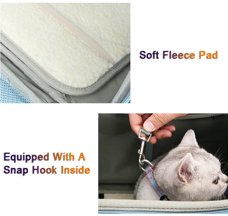 Truelove Waterproof Pet Carrier Bag for Small Dogs Cats High-Grade Polyester,Eco-Friendly & Airline Approved Design TLX2971