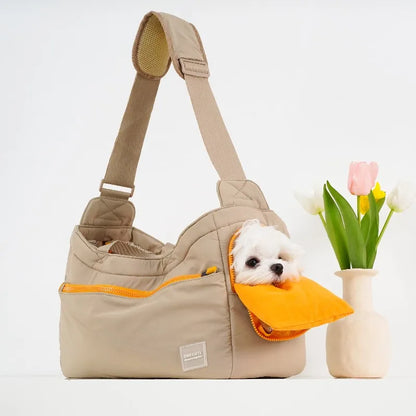 Onecute Pet Carrier Shoulder Bag Travel Bag Business Packages Transport Basket For Small Medium Dogs
