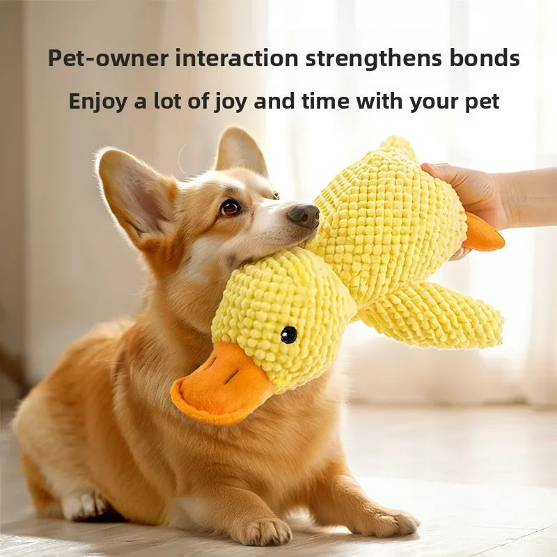 1/3PCS Things For Dogs Dogs Accessories Dog Supplies Calming Duck Squeaky Plush Toy Luxury Sleep Aid Durable Puppy Companion Pet