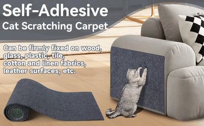 Self-Adhesive Anti Cat Scratch Sofa DIY Cats Scratch Protection Paws Sharpen Trimmable  Carpet Cats Scratch Board ﻿Roll Shipment