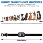 Wireless Dog Fence, Electric Dog Collar Fence,Pet Containment System, Adjustable Warning Strength, Rechargeable, Harmless and Su shimendi Sécurité et Confort pour Chien chat| Shimendi