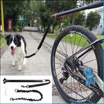 Bicycle Walking Dog Leash, Dog Leash, Removable Elastic Dog Bicycle Leash, Metal Leash, Cycling Liugo - shimendi
