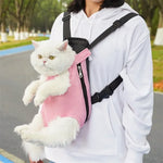 Portable Breathable Cat Bag Pet Travel Tote Bag Backpack For Carrying Pets On Both Shoulders Outdoor Travel Set For Cats And Dog - shimendi