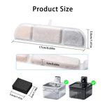 6/12 Pack Cat Water Fountain Filter,Pet Fountain Filter Replacement Filters Compatible with 84oz/2.5L Cat Water Fountain - shimendi