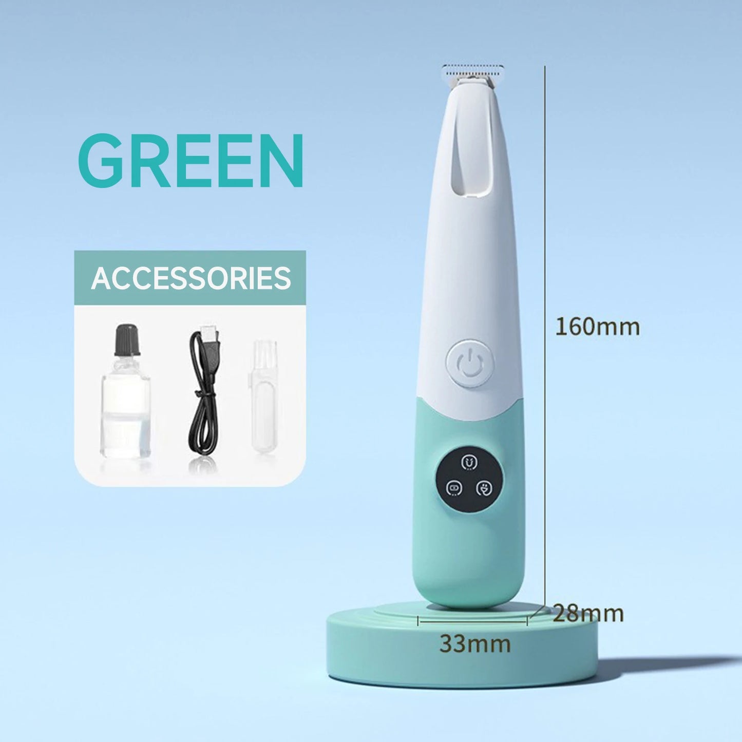 Pet care Trimmer Set-Low Noise dogs & Cats Trimmer, Wireless, LED & Waterproof