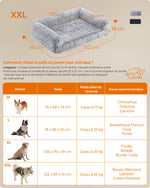 Feandrea FluffyHug Dog Bed, Puppy Sofa, XXL Size, for Large Dogs, Honeycomb Foam, with Removable Washable Cover - shimendi