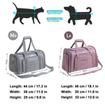 Truelove Nylon Oxford Large Space Comfortable Travel Foldable Hook Pet Carrier Bag Portable Puppy Cat Carrier Backpack TLX4971 - shimendi